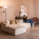 Phi Villa 104" Deluxe Indoor Modular Cloud Sectional Couch Assembly-free Ready-to-use Sofa