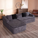 Phi Villa 104" Deluxe Indoor Modular Cloud Sectional Couch Assembly-free Ready-to-use Sofa