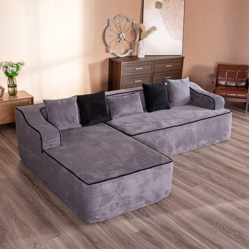 Phi Villa 104" Indoor Modular Cloud Sectional Couch-Assembly Free Ready-to-use Sofa