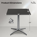 Sleek Bauhaus Table for Outdoor Deck