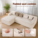 Phi Villa 104" Deluxe Indoor Modular Cloud Sectional Couch Assembly-free Ready-to-use Sofa