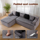 Phi Villa 104" Deluxe Indoor Modular Cloud Sectional Couch Assembly-free Ready-to-use Sofa