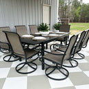 7/9-Piece Patio Dining Set with Extendable Table for Garden, Backyard PHI VILLA
