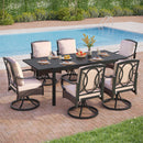 Coco 7/9-Pcs Outdoor Dining Set with Extendable Table