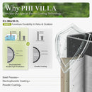 7-Piece Stackable Patio Dining Set for Balcony, Deck PHI VILLA