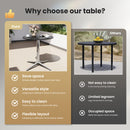 Sleek Bauhaus Table for Outdoor Deck