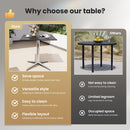 Sleek Bauhaus Table for Outdoor Deck