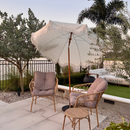 7ft Patio Beach Tassel Umbrella UPF 50+ With Carry Bag