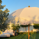 7ft Patio Beach Tassel Umbrella UPF 50+ With Carry Bag