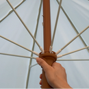 7ft Patio Beach Tassel Umbrella UPF 50+ With Carry Bag