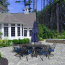 PHI VILLA 10ft 3 Tier Auto-tilt Patio Umbrella Outdoor Double Vented Umbrella