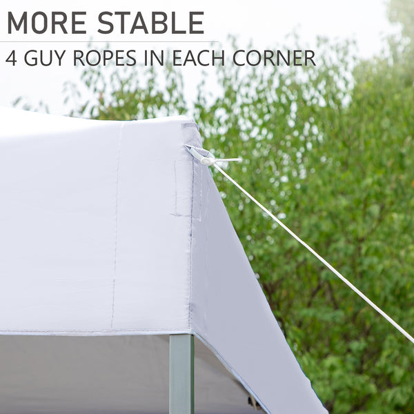10'x10' Pop Up Portable Canopy Tent with Wheeled Bag