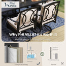 Coco 8-Seat Dining Set with 60" Square Farmhouse Table