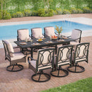 Coco 7/9-Pcs Outdoor Dining Set with Extendable Table