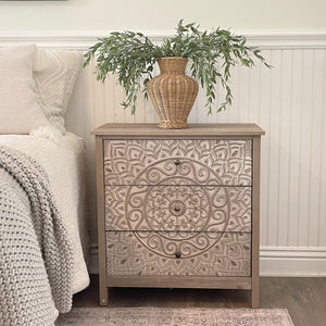 French Country 3 Drawers Accent Chest