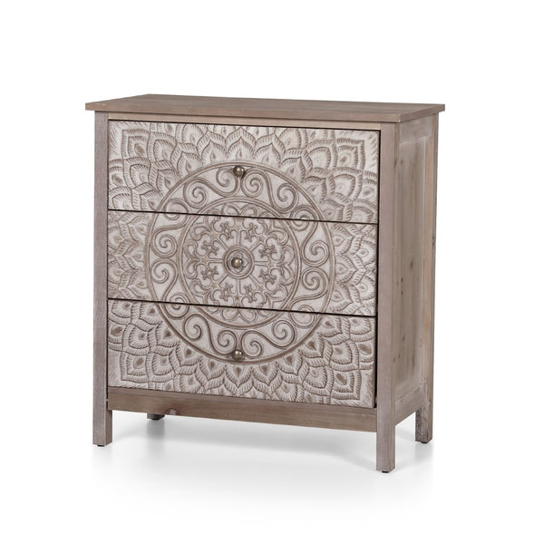 French Country 3 Drawers Accent Chest