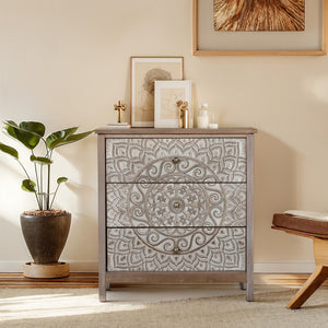 French Country 3 Drawers Accent Chest
