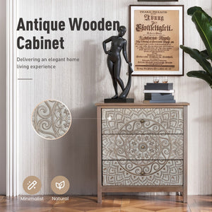 French Country 3 Drawers Accent Chest