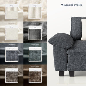 Briar Living Room Sofa Modular Sectional Cloud-like Couch Chenille Large Set