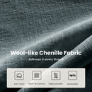 Living Room Modular Sectional Sofa Couch Cloud-like Chenille with Ottoman