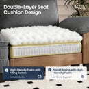 Cloud-like Living Room Sofa Couch Modular Sectional Corduroy Large Set