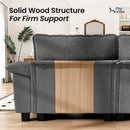 Living Room Sofa Corduroy Cloud-like Couch Modular Sectional Large Set
