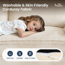 Living Room Sofa Corduroy Cloud-like Couch Modular Sectional Large Set