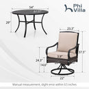 Coco 7-Pcs Dining Set with Round Table for Deck