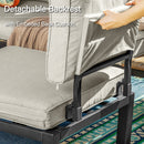 6-Seater L-Shaped Sectional Sofa Set with Gas Fire Pit Table