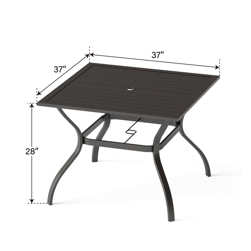 5-Piece Patio Textliene Dining Set for Garden PHI VILLA