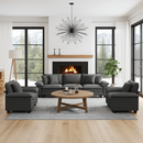 Living Room Sofa Corduroy Cloud-like Couch Modular Sectional Large Set