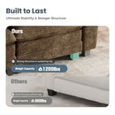 Cloud-like Living Room Modular Sectional Sofa Couch Chenille