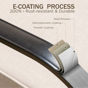 7-Seater Patio Metal Stable and Rocking Vines Sofa Set with Coffee Table