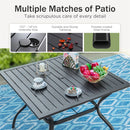 Diamond 5-Piece Patio Dining Set for Garden Backyard PHI VILLA