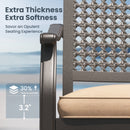 Phi Villa 7-Piece / 9-Piece Patio Dining Set Fixed Stackable Chairs & Extendable Table