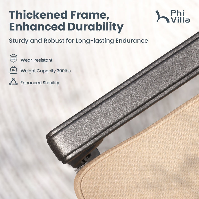 7-Piece Patio Dining Set for Backyard with Bullseye Pattern Chairs and Round Table-Phi Villa