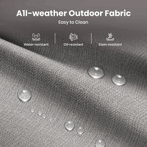 Phi Villa Calabash Patio Dining Chairs-Swivel Chairs & Fixed Chairs