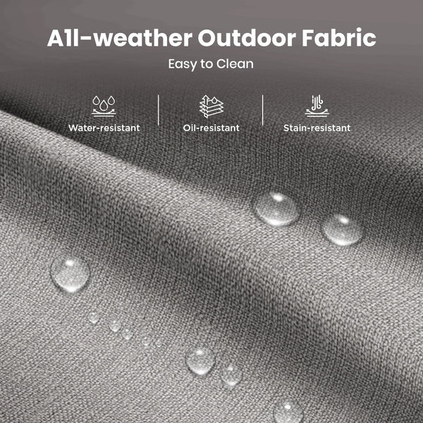 Calabash 9-Piece Patio Dining Set with Mixed Chairs