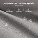 Calabash 7-Piece Patio Dining Set with Mixed Chairs