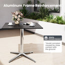 Catalina 4-Seater Dining Set Contemporary Rope Chairs & Sleek Bauhaus Table