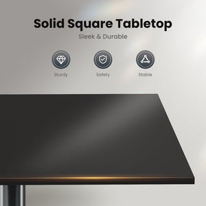 Sleek Bauhaus Table for Outdoor Deck
