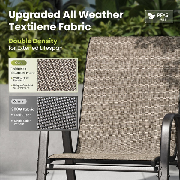 Ease Outdoor Sling Dining Chairs Set of 2/4/6