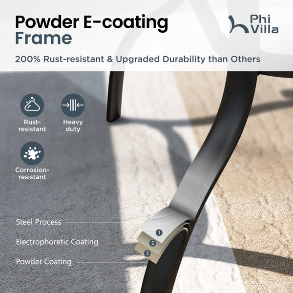 Marble-like Carbon Crystal Square Table