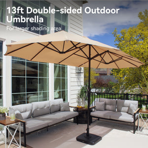 Modern 7-Piece Patio Dining Set with Upgraded Padded Swivel Chairs