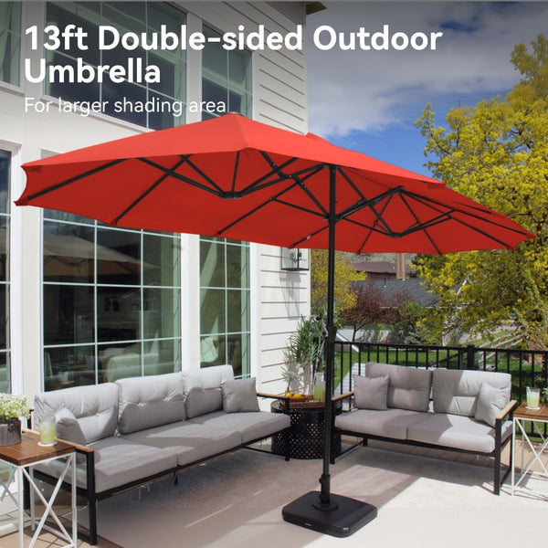 Modern 7-Piece Patio Dining Set with Upgraded Padded Swivel Chairs