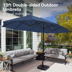 Modern 7-Piece Patio Dining Set with Upgraded Padded Swivel Chairs