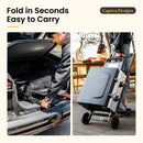 Captiva Designs Gas Griddle with Foldable Cart 2*10,000 BTU