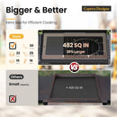 Captiva Designs All-in-One Grill: Griddle and Grill, Versatile Cooking