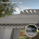 PHI VILLA 10’x13’ Patio Affordable Gazebo with Mosquito Net