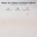 Tranquil 7-Pcs Outdoor Dining set with HDPE Rattan Chair and Wood-like Table